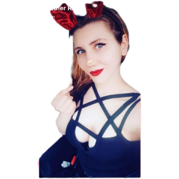⚡Women Black Hollow Out Low Chest Pentagram Bodysuit Gothic Dark Street Jumpsuit - Picture 4 of 9